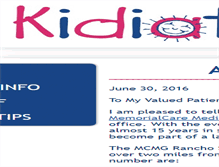 Tablet Screenshot of kidiatrics.com